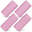 Riakrum 4 Pcs Baby Car Seat Belt Covers for Kids,Pink,5.7 X 2.6 Inch