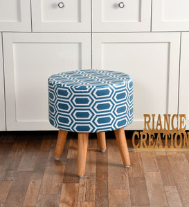 riance creations solid wood standard ottoman
