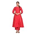 Riara Art Silk Women Long Anarkali Kurti