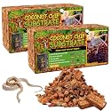 Riare 2Pack Coconut Husk Chip for Reptiles, 2.2 LB Coconut Fiber Substrate