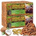 Riare 4Pack Coconut Husk Chip for Reptiles, 4.4LB Coconut Fiber Substrate