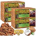 Riare 8Pack Coconut Husk Chip for Reptiles, 8.8LB Coconut Fiber Substrate