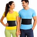 Rib Brace for Men and Women - Rib Wrap, Rib Belt and Chest Wrap for Bruised, Sore Ribs - Rib Compression Wrap for Rib Cage Pain, Intercostal Strain - Breathable Chest Binder (Large / XL Fits 37" to 48" Chest) Black
