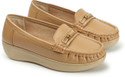 Riba Easy Step Loafers For Women (Beige , 8)
