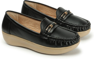 riba easy step women footwear loafers for women black  3