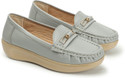 Riba Easy Step WOMEN FOOTWEAR Loafers For Women (Grey , 4)