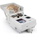 Ribao CS-10S High Speed Portable Coin Counter and Sorter, 1800 Coins per Minute Counting Speed, 2000 Coins Hopper Capacity, Suitable for International Coins and Tokens, Two-Year Warranty