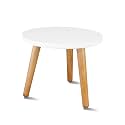 Velvet Luxurious Sitting Stool for Bedroom &amp; Living Room, Sofa Side Stool, Wooden Small Ottoman Footrest Stool, Makeup Chair, Pouf for Office &amp; Home Decoration (Drum Storage, Cream.)