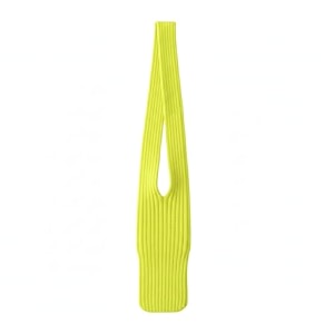 ribbed knit mobile phone case compatible with iphone stretchable knit phone sleeve with strap  soft protective mobile pouch cover yellow