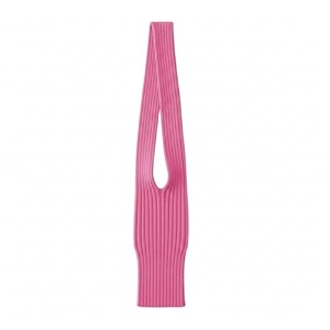 ribbed knit mobile phone case compatible with iphone stretchable knit phone sleeve with strap  soft protective mobile pouch cover pink