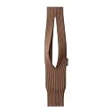 Ribbed Knit Mobile Phone Case Compatible with iPhone| Stretchable Knit Phone Sleeve with Strap | Soft Protective Mobile Pouch Cover (Brown)