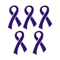 Ribbon Pins 1/5/25/100 for Cancer &amp; Disease Awareness - Various Causes - Bulk Quantities Available for Support Groups and Fundraising