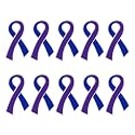 Ribbon Pins 1/5/25/100 for Cancer &amp; Disease Awareness - Various Causes - Bulk Quantities Available for Support Groups and Fundraising