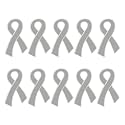 Ribbon Pins 1/5/25/100 for Cancer &amp; Disease Awareness - Various Causes - Bulk Quantities Available for Support Groups and Fundraising