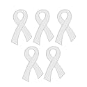 Ribbon Pins 1/5/25/100 for Cancer &amp; Disease Awareness - Various Causes - Bulk Quantities Available for Support Groups and Fundraising