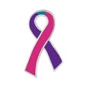 Ribbon Pins 1/5/25/100 for Cancer &amp; Disease Awareness - Various Causes - Bulk Quantities Available for Support Groups and Fundraising