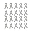 Ribbon Pins 1/5/25/100 for Cancer &amp; Disease Awareness - Various Causes - Bulk Quantities Available for Support Groups and Fundraising