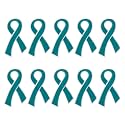 Ribbon Pins 1/5/25/100 for Cancer &amp; Disease Awareness - Various Causes - Bulk Quantities Available for Support Groups and Fundraising
