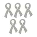 Ribbon Pins 1/5/25/100 for Cancer &amp; Disease Awareness - Various Causes - Bulk Quantities Available for Support Groups and Fundraising