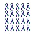 Ribbon Pins 1/5/25/100 for Cancer &amp; Disease Awareness - Various Causes - Bulk Quantities Available for Support Groups and Fundraising