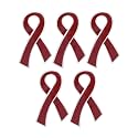 Ribbon Pins 1/5/25/100 for Cancer &amp; Disease Awareness - Various Causes - Bulk Quantities Available for Support Groups and Fundraising