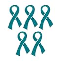 Ribbon Pins 1/5/25/100 for Cancer &amp; Disease Awareness - Various Causes - Bulk Quantities Available for Support Groups and Fundraising