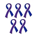 Ribbon Pins 1/5/25/100 for Cancer &amp; Disease Awareness - Various Causes - Bulk Quantities Available for Support Groups and Fundraising