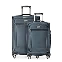 Ricardo Beverly Hills Avalon Softside 2-Piece Luggage Set Made with Sustainable 100% Recycled PET (rPET), Lightweight, Eco-Friendly Travel, Expandable, Dual Spinner Wheels, Storm Blue, (20" &amp; 24")