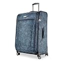 Ricardo Beverly Hills Avalon Softside Large Check-In Luggage Made with Sustainable 100% Recycled PET (rPET), Lightweight, Eco-Friendly Travel, Expandable, Dual Spinner Wheels, Serengeti Night, 28-inch