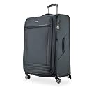 Ricardo Beverly Hills Avalon Softside Large Check-In Luggage Made with Sustainable 100% Recycled PET (rPET), Lightweight, Eco-Friendly Travel, Expandable, Dual Spinner Wheels, Storm Blue, 28-inch