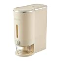 Rice Dispenser With Measuring Cup,Kitchen Grain Storage Container,Pantry&Home Dry Goods Storage Box (22-Pound)