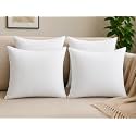 Rich Home Collection Cushion Insert, White, 50 x 50 cm, Set of 4