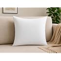 Rich Home Collection Polyester Fiber Filled Cushion Insert, White, 50 x 50 cm, Soft & Fluffy Decorative Pillow Filler