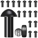Richcat Replacement Mushroom Plugs for tubeless Tire Puncture Repair kit - for Cars, Motorcycles- Spare Plugs (15 Plugs)