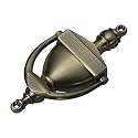 Richelieu Onward 6 1/4-in Door Knocker for Front Entrance, Antique Brass
