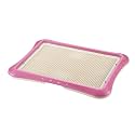 Richell Paw Trax Mesh Training Tray, Pink 25.2 x 18.9 x 1.6" | Richell Paw Trax Mesh Training Tray: Puppy Potty Pad Holder for Indoor Use, Anti-Chewing and Tearing, Ideal for Potty Training Puppies