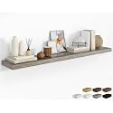 RICHFOCUS 72Inch Floating Shelves for Wall 1Pack, Grey, 8" Deep