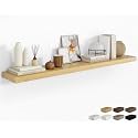 RICHFOCUS 72Inch Floating Shelves for Wall 1Pack, Oak, 8" Deep