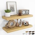 RICHFOCUS Bathroom Floating Shelves for Wall 2Pack|Oak|28" L