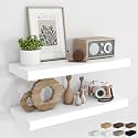 RICHFOCUS Bathroom Floating Shelves for Wall 2Pack|White|28" L
