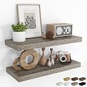 RICHFOCUS Bathroom Floating Shelves for Wall 2Pack|Grey|28" L