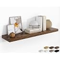 RICHFOCUS Long Floating Shelves for Wall 1Pack|Rustic Brown|48" Lx8 D