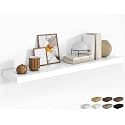 RICHFOCUS Long Floating Shelves for Wall 1Pack, White, 55" Lx8 D