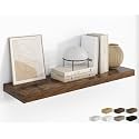 RICHFOCUS Long Floating Shelves for Wall 1Pack|Rustic Brown|40" Lx8 D
