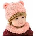 Richmen Baby Beanie Hat, Cute Cat Warm Toddlers Winter Hat, Double Pom Pom Beanies for Boys &amp; Girls Woolen Knitted Cap (3 Months - 4 Years)