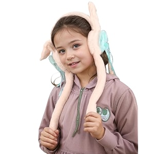 richmen kids winter earmuffs with moving rabbit ear cover for women girls woolen plush casual ear warmer fashion accessories windproof ear muff headphone  above 5 yrs