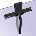 Silicone Rubber Blade Shower Squeegee 9" in Width Window &amp; Car Squeegee for Shower, Glass, Window (Black, 9 Inches)