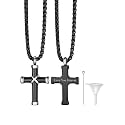 Richsteel Urn Necklaces for Ashes for Women Men Cremation Pendant