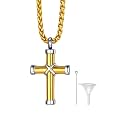 Richsteel Urn Necklaces for Ashes for Women Men Cremation Pendant