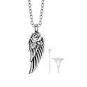 Richsteel Urn Necklaces for Ashes for Women Men Cremation Pendant